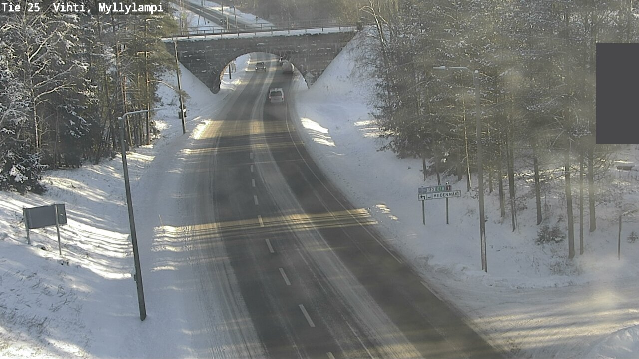 Weather Camera Image Road 25 Lohja Myllylampi, Lohja, Uusimaa