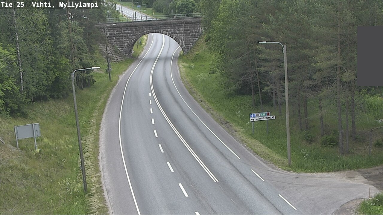 Weather Camera Image Road 25 Lohja Myllylampi, Lohja, Uusimaa