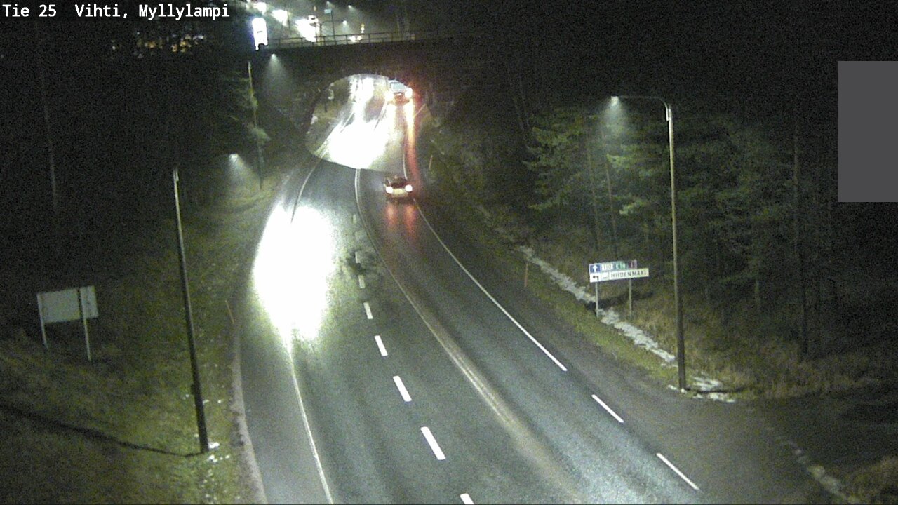 Weather Camera Image Road 25 Lohja Myllylampi, Lohja, Uusimaa