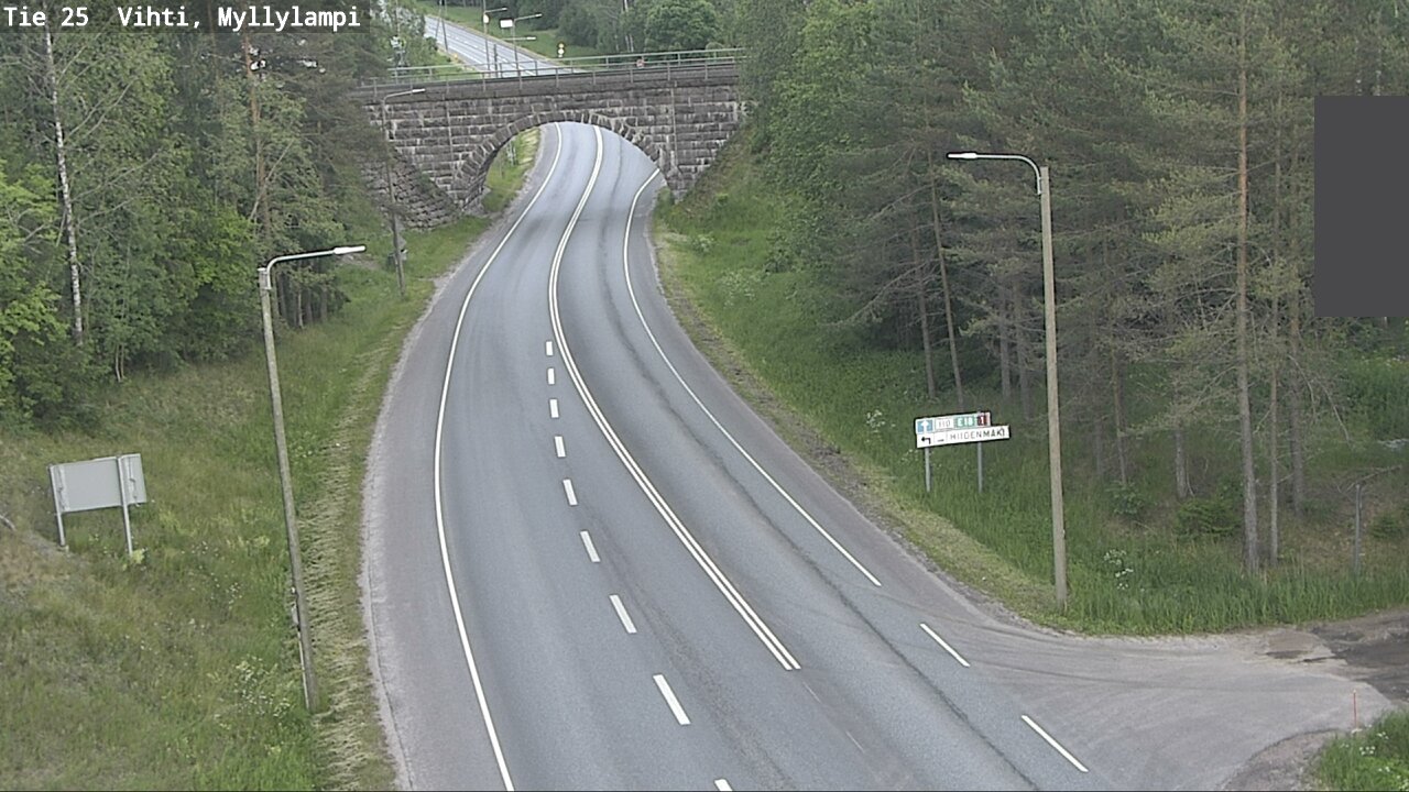 Kelikamerat Kuva Tie 25 Lohja Myllylampi, Lohja, Uusimaa