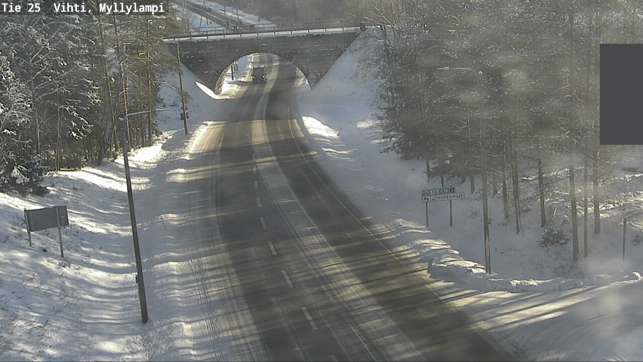 Weather Camera Image Road 25 Lohja Myllylampi, Lohja, Uusimaa