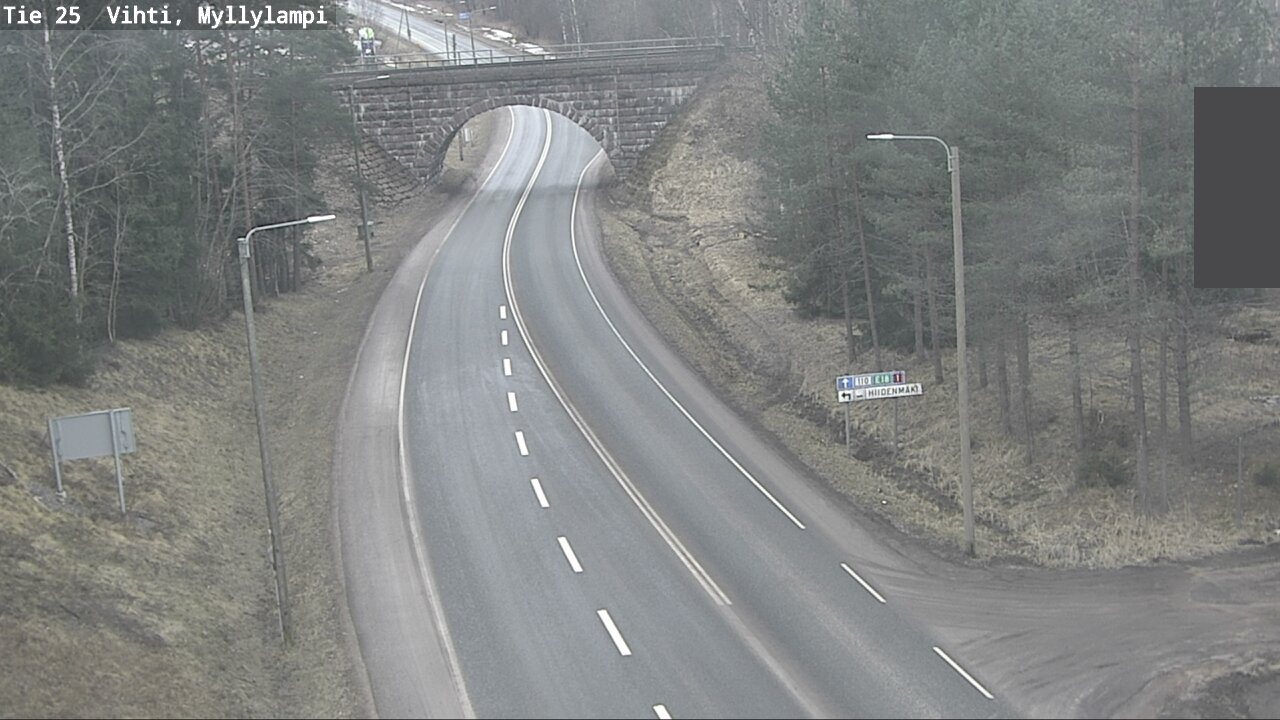 Kelikamerat Kuva Tie 25 Lohja Myllylampi, Lohja, Uusimaa