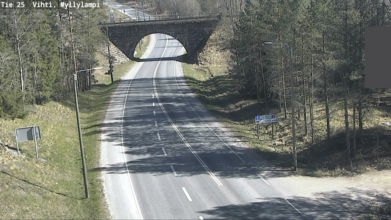 Kelikamerat Kuva Tie 25 Lohja Myllylampi, Lohja, Uusimaa
