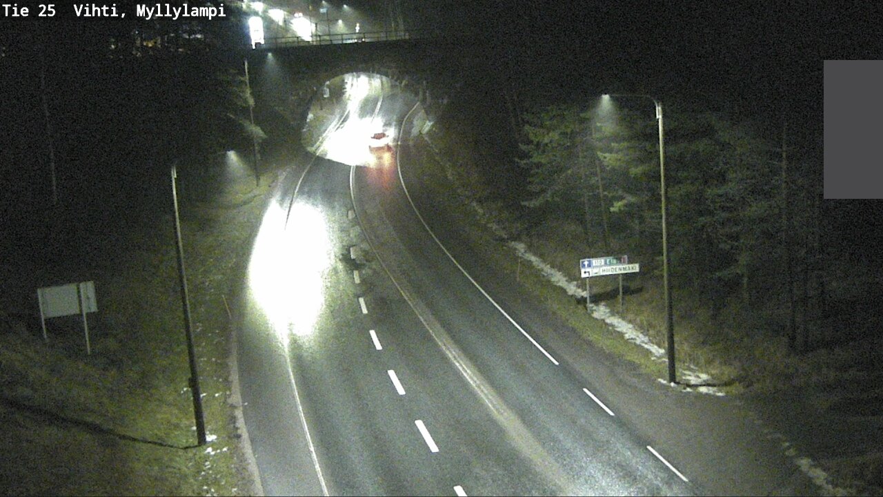 Weather Camera Image Road 25 Lohja Myllylampi, Lohja, Uusimaa