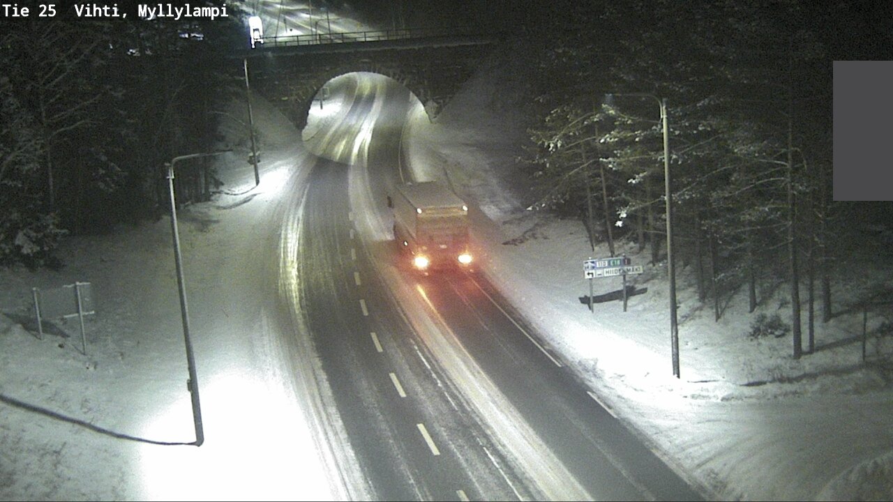 Weather Camera Image Road 25 Lohja Myllylampi, Lohja, Uusimaa