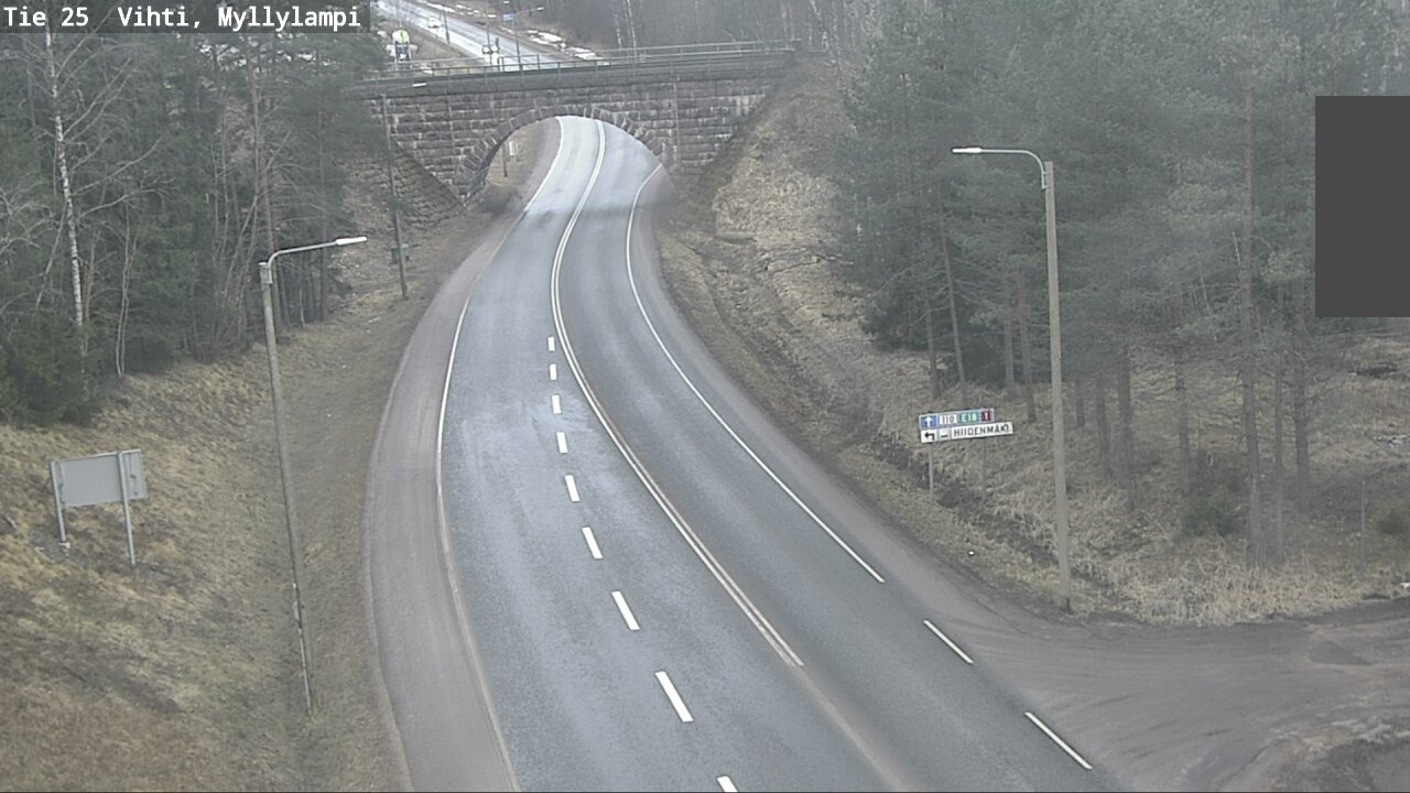 Kelikamerat Kuva Tie 25 Lohja Myllylampi, Lohja, Uusimaa