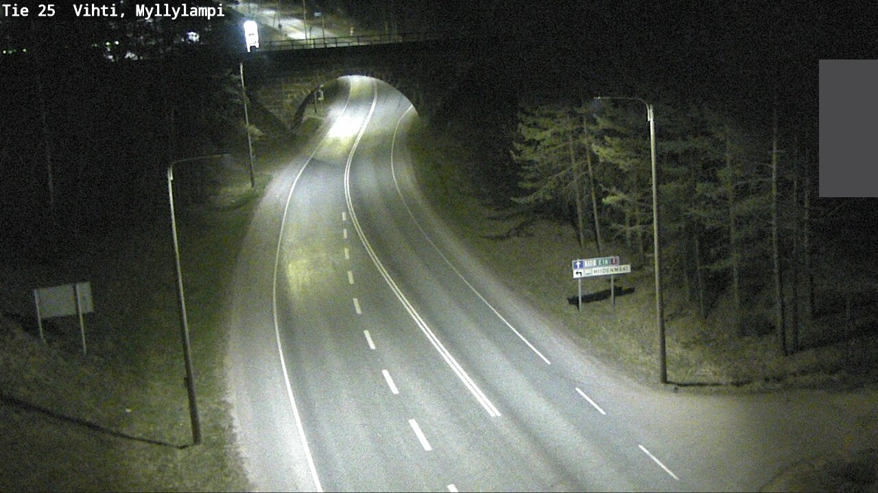 Weather Camera Image Road 25 Lohja Myllylampi, Lohja, Uusimaa