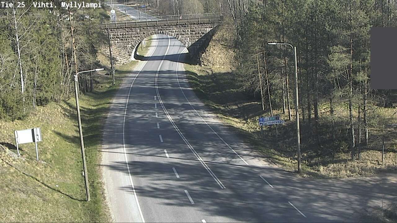Kelikamerat Kuva Tie 25 Lohja Myllylampi, Lohja, Uusimaa