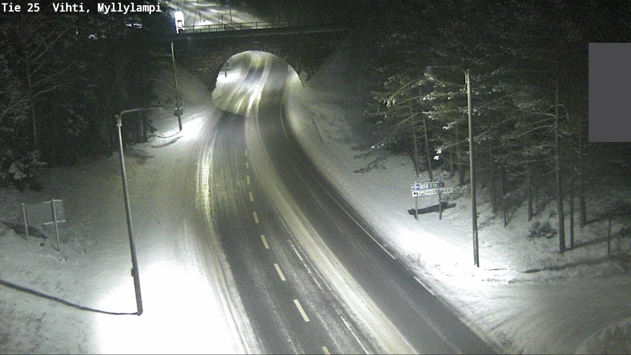 Weather Camera Image Road 25 Lohja Myllylampi, Lohja, Uusimaa