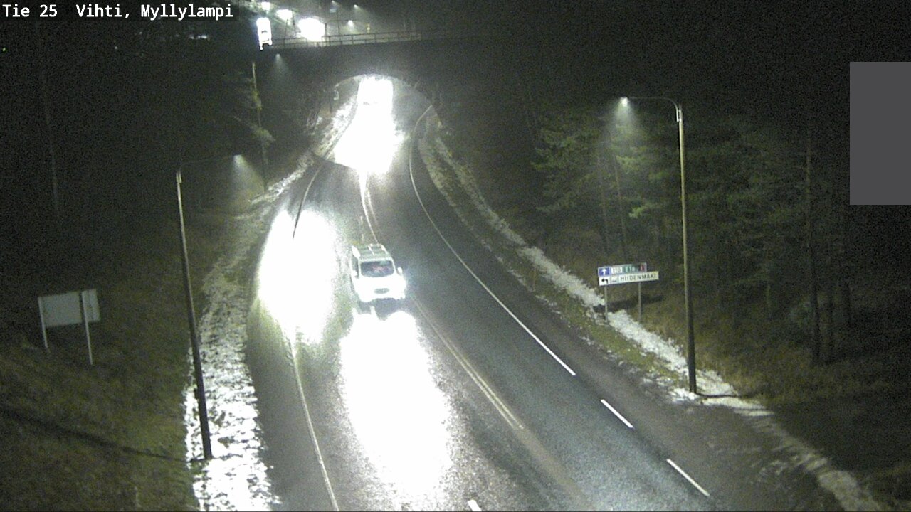 Weather Camera Image Väg 25 Lojo Myllylampi, Lohja, Uusimaa