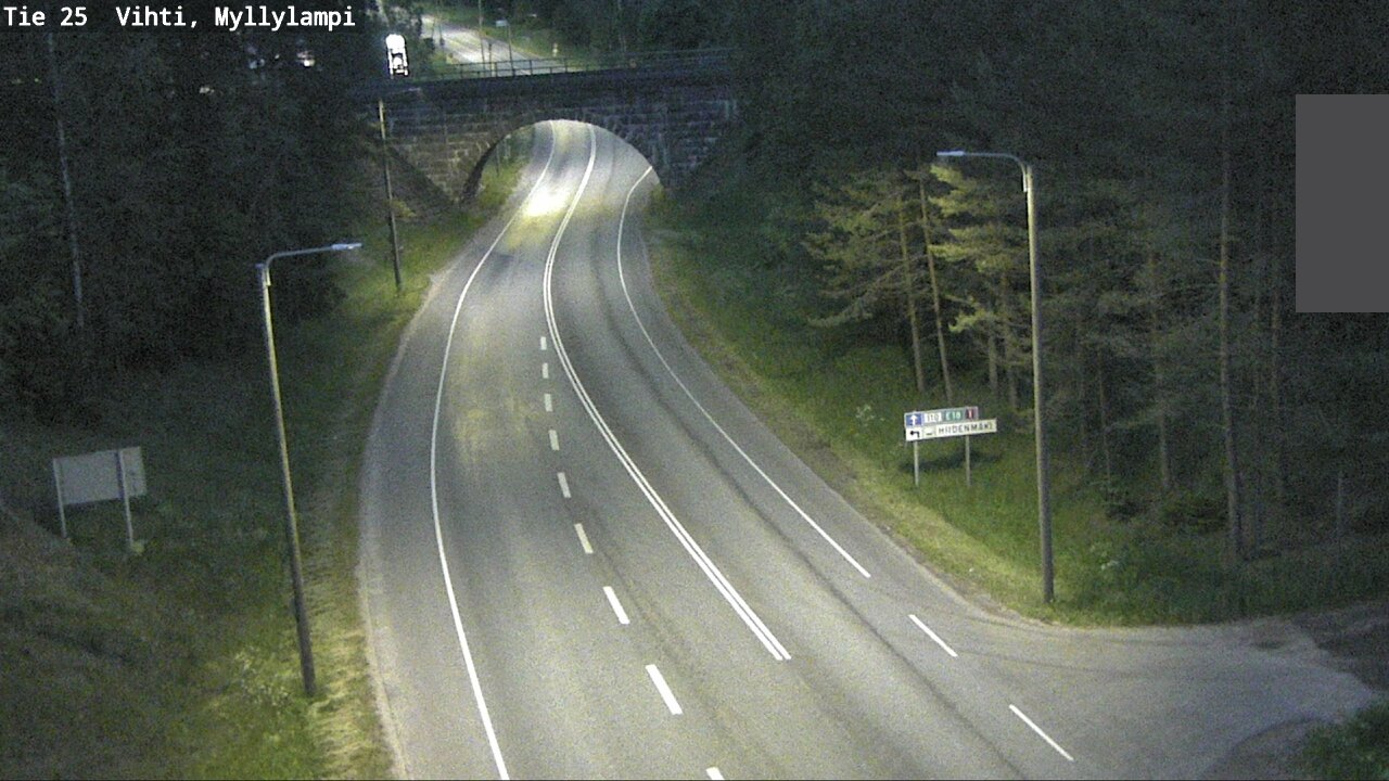 Kelikamerat Kuva Tie 25 Lohja Myllylampi, Lohja, Uusimaa
