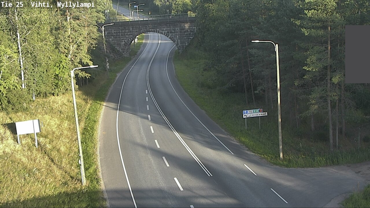Kelikamerat Kuva Tie 25 Lohja Myllylampi, Lohja, Uusimaa