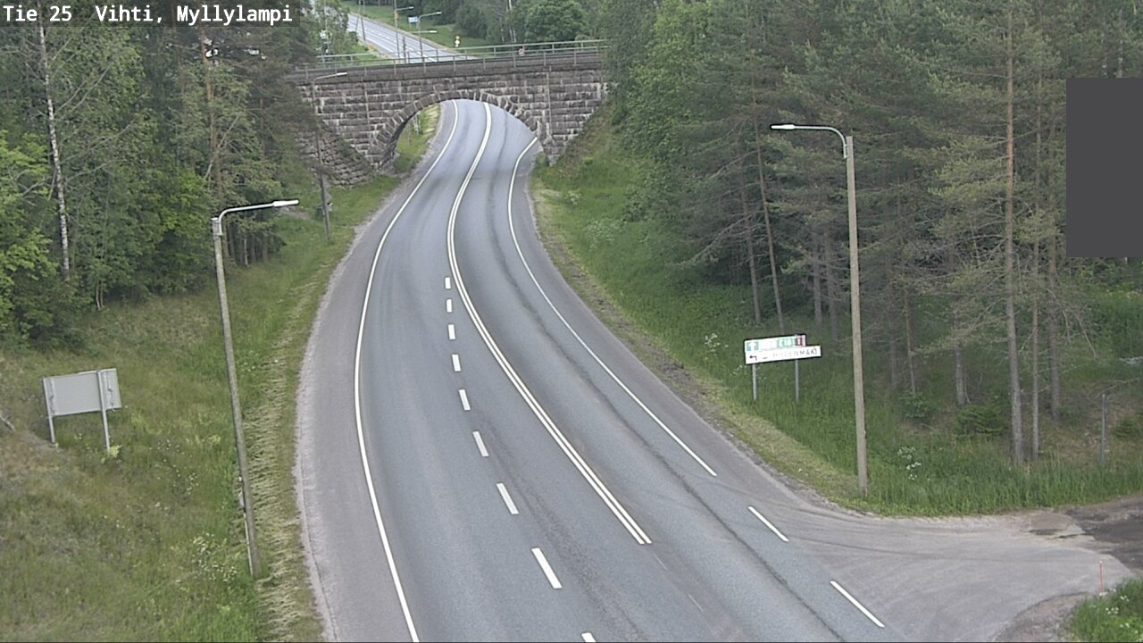 Kelikamerat Kuva Tie 25 Lohja Myllylampi, Lohja, Uusimaa