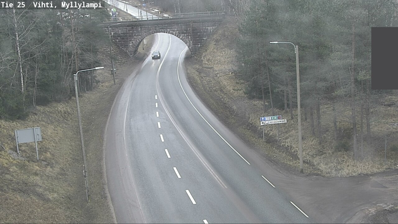 Weather Camera Image Road 25 Lohja Myllylampi, Lohja, Uusimaa
