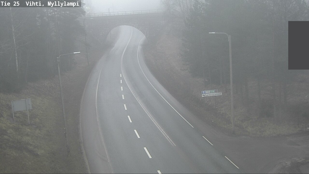 Kelikamerat Kuva Tie 25 Lohja Myllylampi, Lohja, Uusimaa