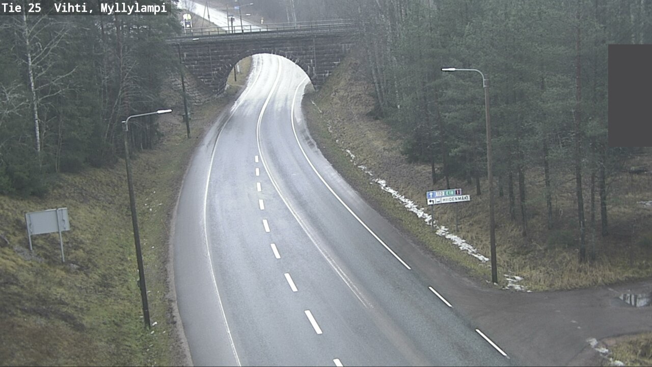 Weather Camera Image Road 25 Lohja Myllylampi, Lohja, Uusimaa
