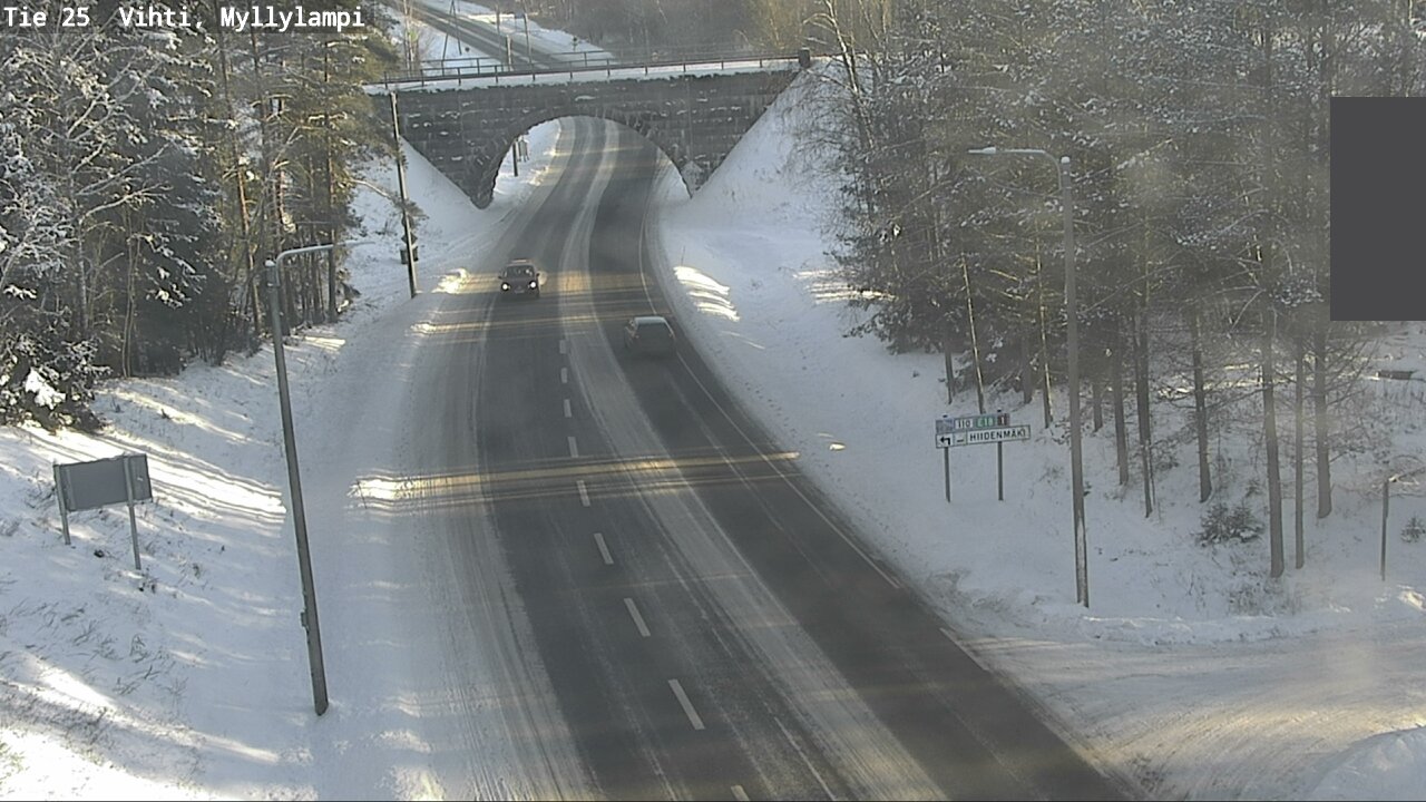Weather Camera Image Road 25 Lohja Myllylampi, Lohja, Uusimaa
