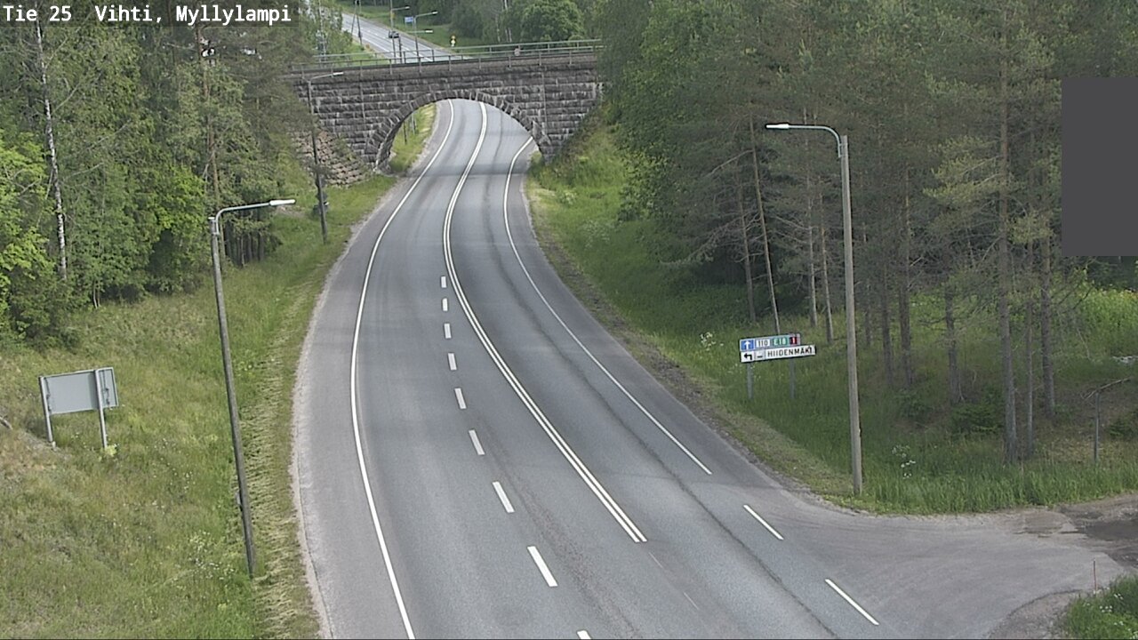 Kelikamerat Kuva Tie 25 Lohja Myllylampi, Lohja, Uusimaa