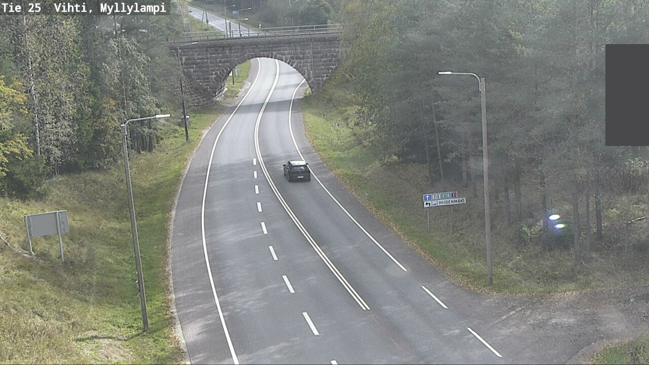Weather Camera Image Road 25 Lohja Myllylampi, Lohja, Uusimaa
