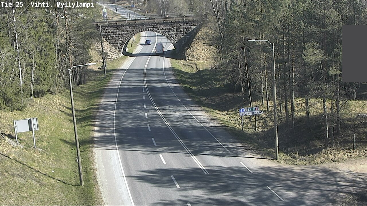 Kelikamerat Kuva Tie 25 Lohja Myllylampi, Lohja, Uusimaa