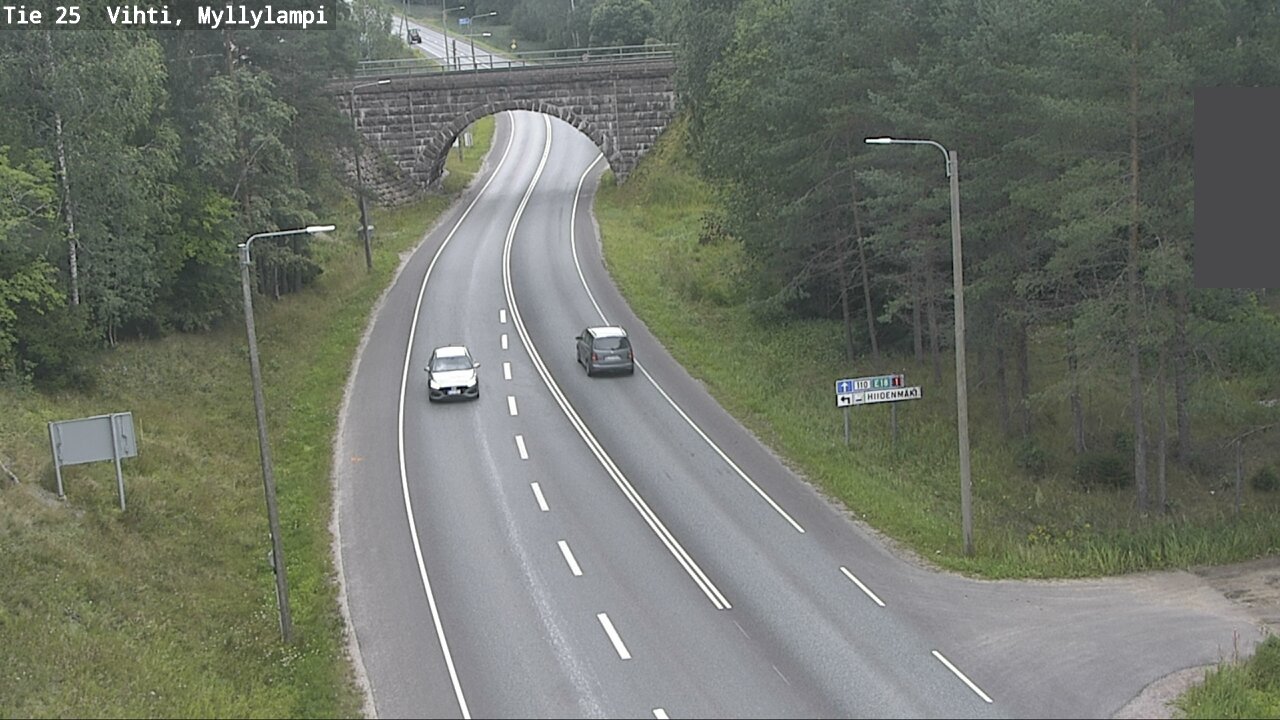 Weather Camera Image Road 25 Lohja Myllylampi, Lohja, Uusimaa