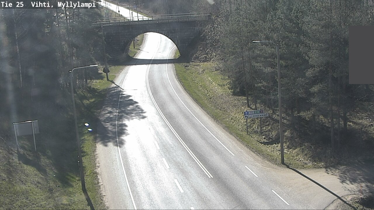 Kelikamerat Kuva Tie 25 Lohja Myllylampi, Lohja, Uusimaa