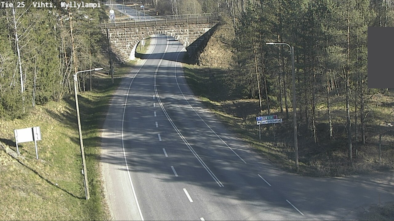 Kelikamerat Kuva Tie 25 Lohja Myllylampi, Lohja, Uusimaa