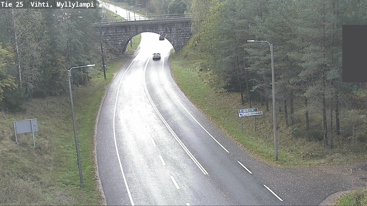 Weather Camera Image Väg 25 Lojo Myllylampi, Lohja, Uusimaa