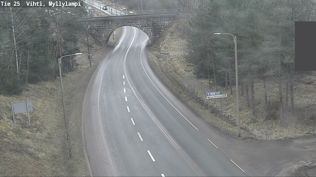 Weather Camera Image Road 25 Lohja Myllylampi, Lohja, Uusimaa