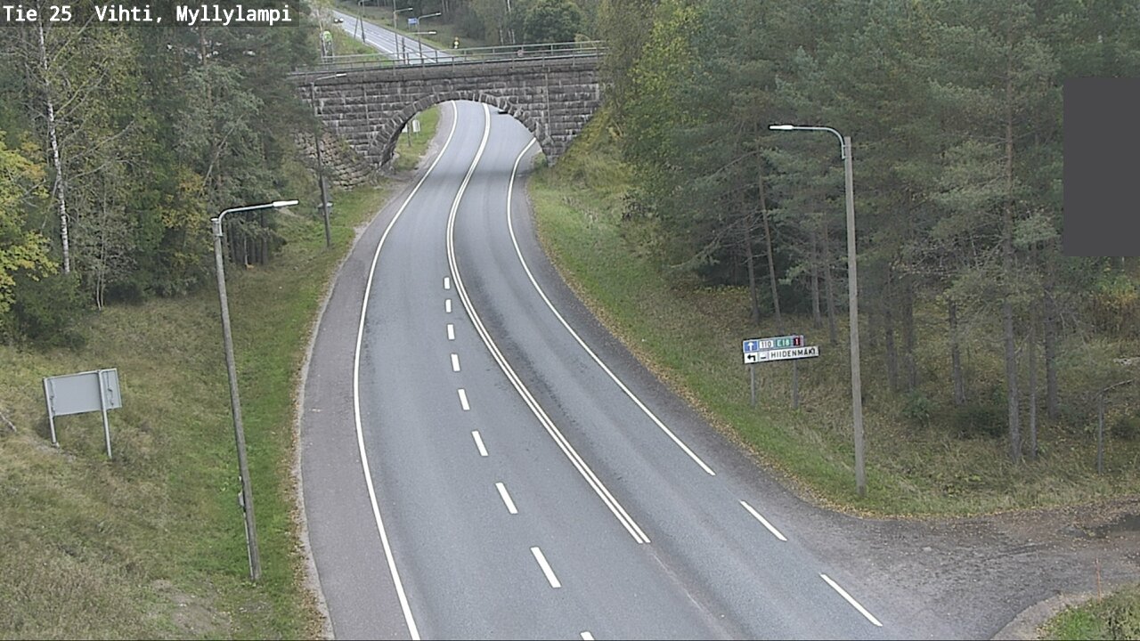 Kelikamerat Kuva Tie 25 Lohja Myllylampi, Lohja, Uusimaa