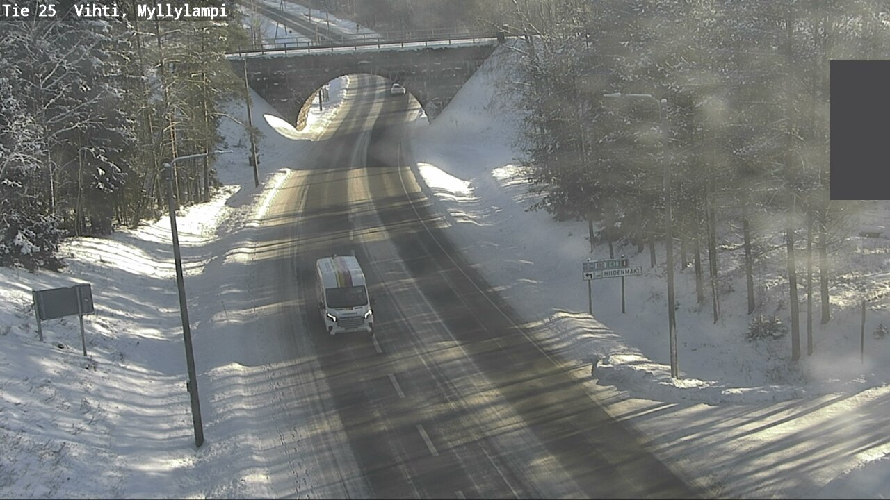 Weather Camera Image Road 25 Lohja Myllylampi, Lohja, Uusimaa