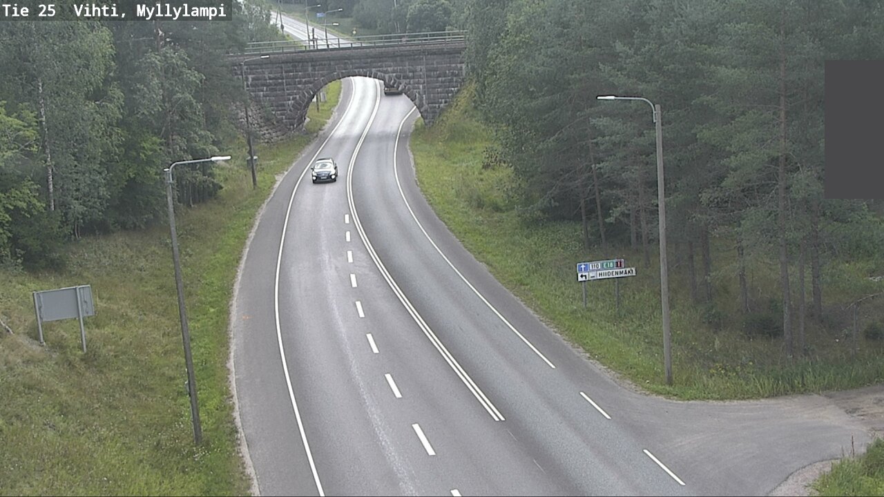 Weather Camera Image Road 25 Lohja Myllylampi, Lohja, Uusimaa