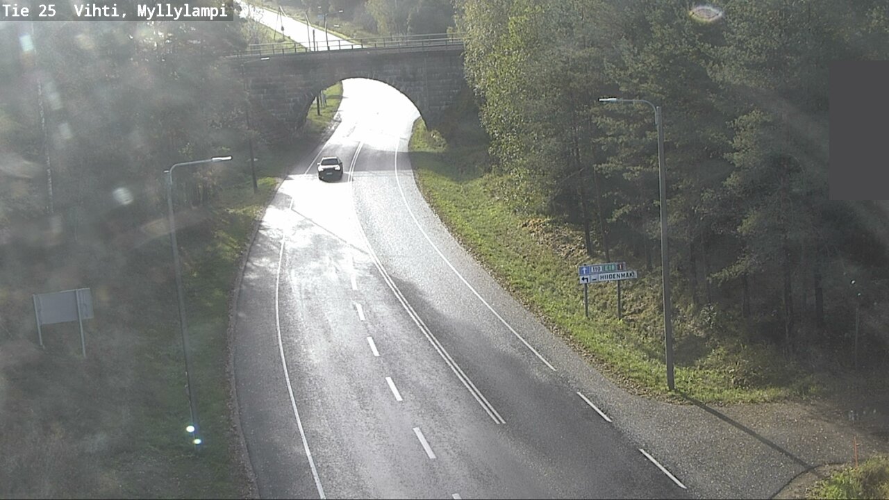 Weather Camera Image Road 25 Lohja Myllylampi, Lohja, Uusimaa