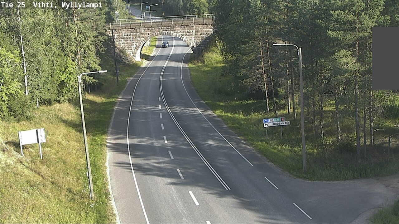 Kelikamerat Kuva Tie 25 Lohja Myllylampi, Lohja, Uusimaa