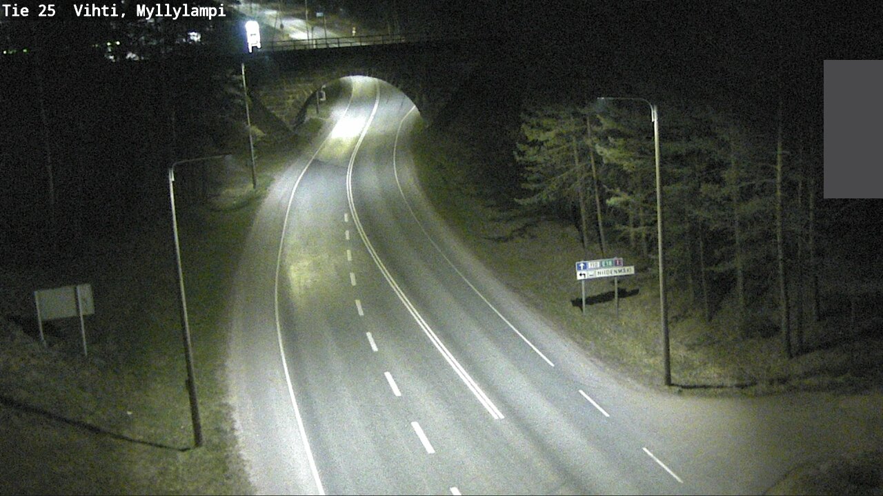 Weather Camera Image Road 25 Lohja Myllylampi, Lohja, Uusimaa