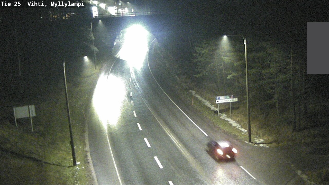 Weather Camera Image Road 25 Lohja Myllylampi, Lohja, Uusimaa