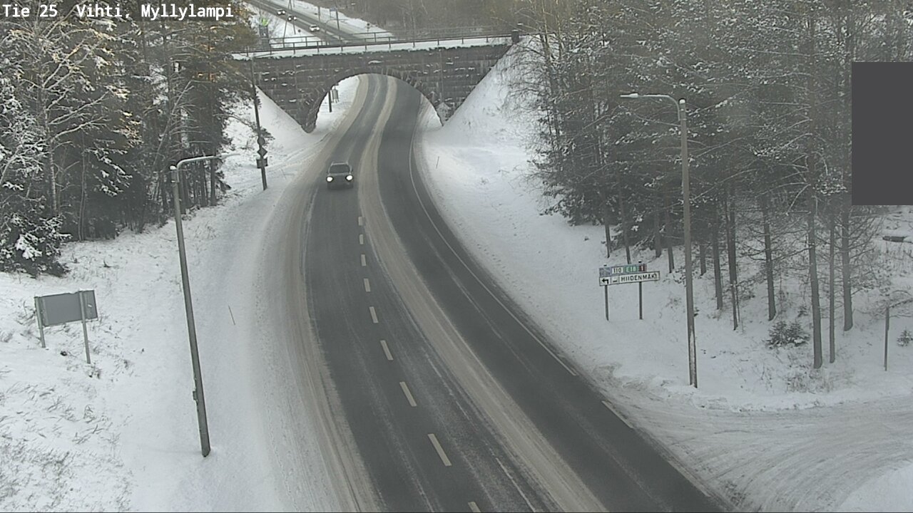 Weather Camera Image Road 25 Lohja Myllylampi, Lohja, Uusimaa