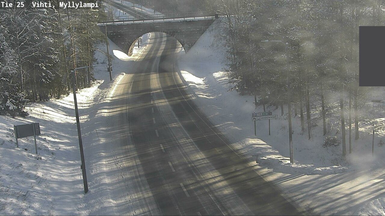 Weather Camera Image Road 25 Lohja Myllylampi, Lohja, Uusimaa