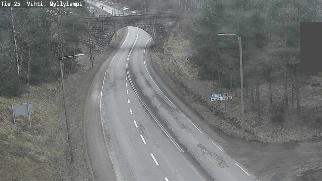 Kelikamerat Kuva Tie 25 Lohja Myllylampi, Lohja, Uusimaa