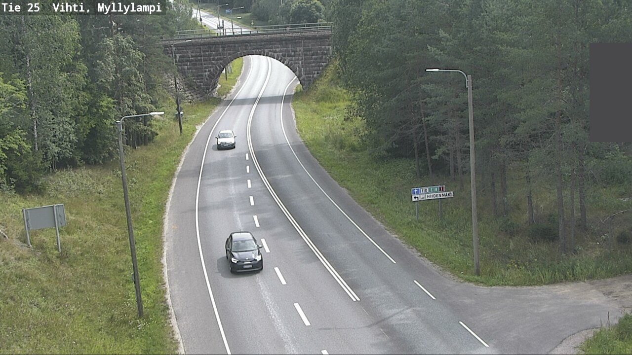 Weather Camera Image Road 25 Lohja Myllylampi, Lohja, Uusimaa