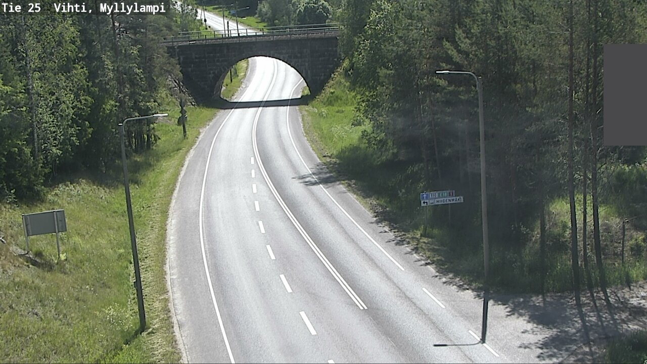 Kelikamerat Kuva Tie 25 Lohja Myllylampi, Lohja, Uusimaa
