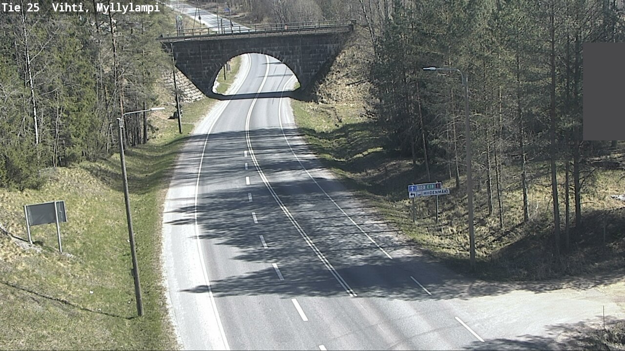 Kelikamerat Kuva Tie 25 Lohja Myllylampi, Lohja, Uusimaa