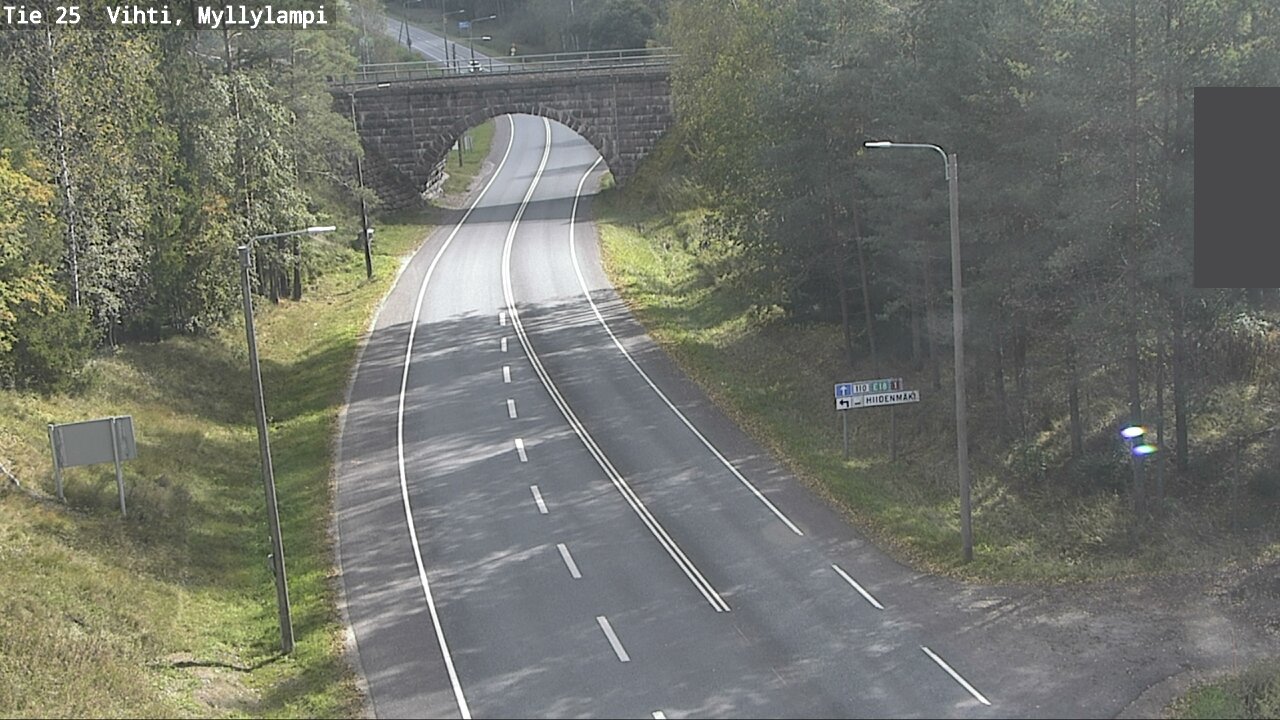 Weather Camera Image Road 25 Lohja Myllylampi, Lohja, Uusimaa