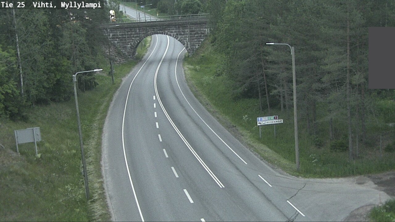 Kelikamerat Kuva Tie 25 Lohja Myllylampi, Lohja, Uusimaa