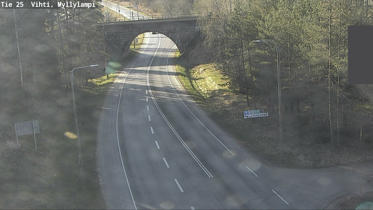 Kelikamerat Kuva Tie 25 Lohja Myllylampi, Lohja, Uusimaa
