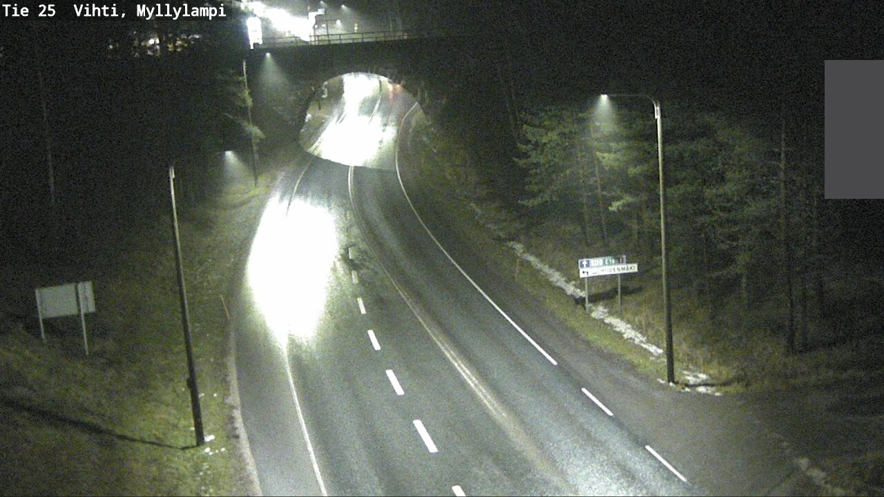 Weather Camera Image Road 25 Lohja Myllylampi, Lohja, Uusimaa