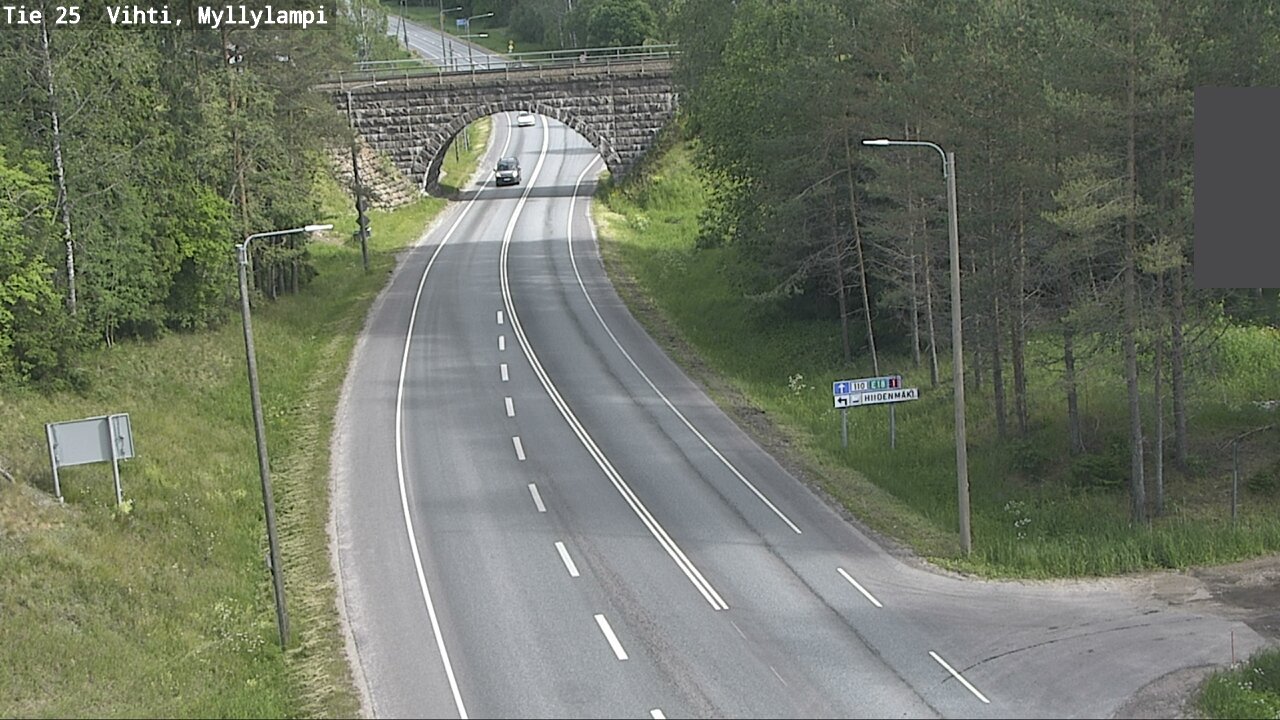 Kelikamerat Kuva Tie 25 Lohja Myllylampi, Lohja, Uusimaa