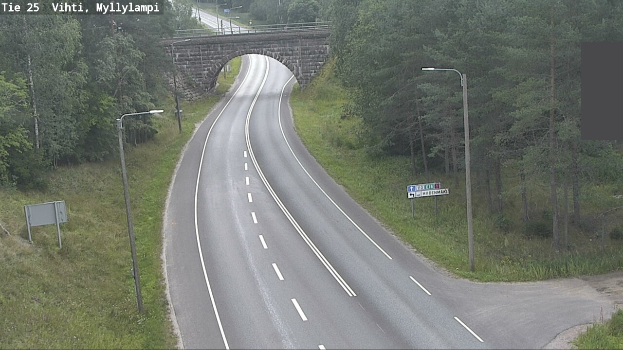Weather Camera Image Road 25 Lohja Myllylampi, Lohja, Uusimaa