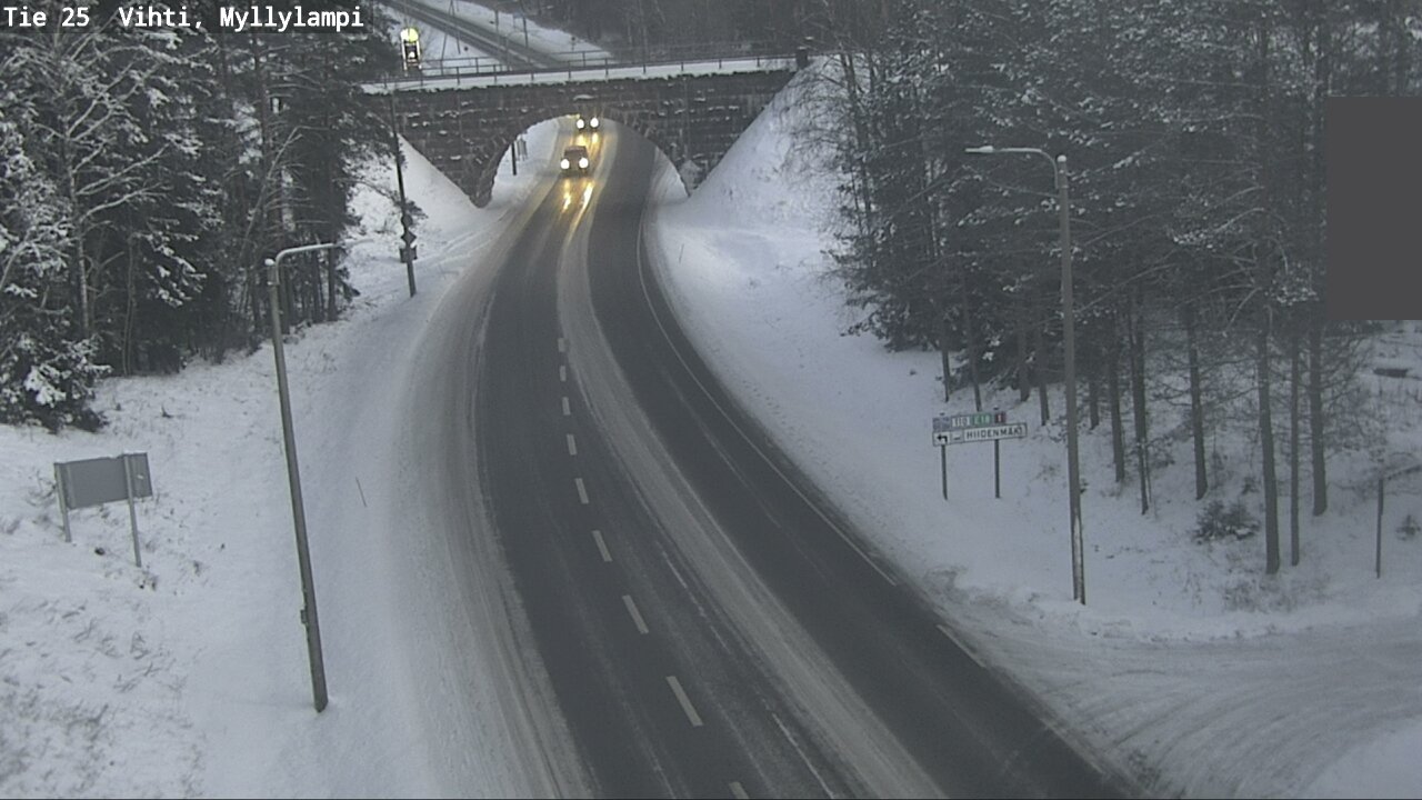 Weather Camera Image Road 25 Lohja Myllylampi, Lohja, Uusimaa