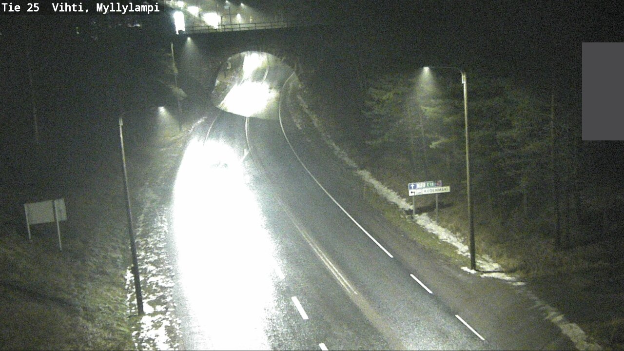 Weather Camera Image Väg 25 Lojo Myllylampi, Lohja, Uusimaa